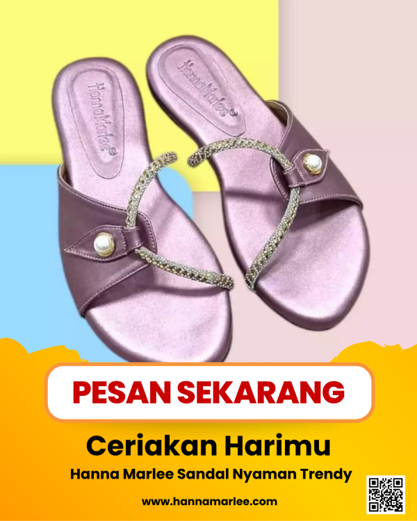 Hanna Marlee  NIKI Sandal  Flat Wanita - Image 4