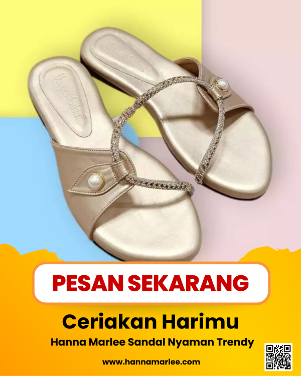 Hanna Marlee  NIKI Sandal  Flat Wanita - Image 5