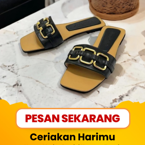 Hanna Marlee  AIRA Sandal Flat Wanita