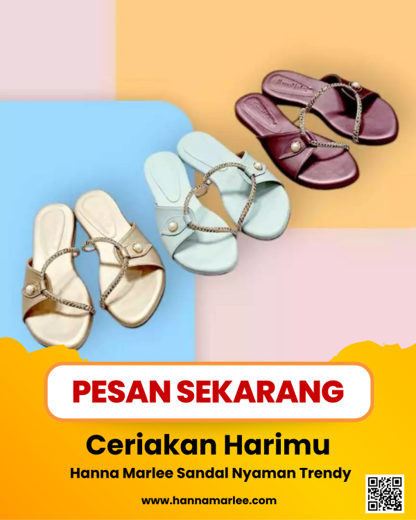 Hanna Marlee  NIKI Sandal  Flat Wanita - Image 2