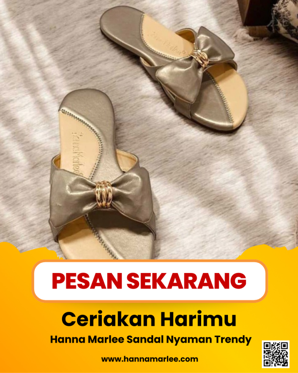 Hanna Marlee SANNY Sandal Flat Wanita - Image 4