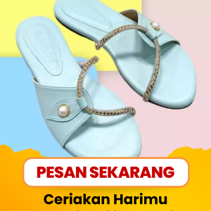 Hanna Marlee  NIKI Sandal  Flat Wanita