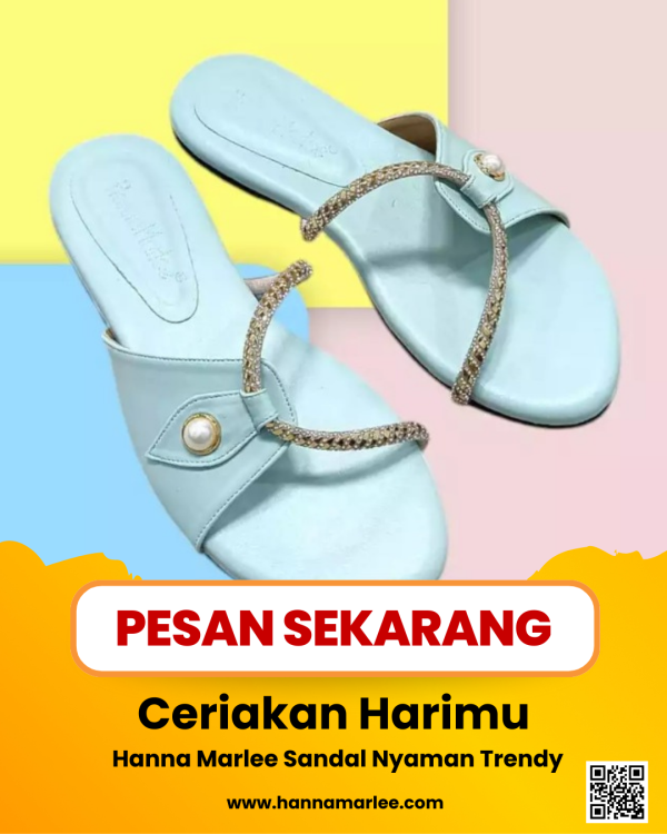 Hanna Marlee  NIKI Sandal  Flat Wanita