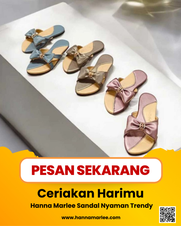 Hanna Marlee SANNY Sandal Flat Wanita - Image 5